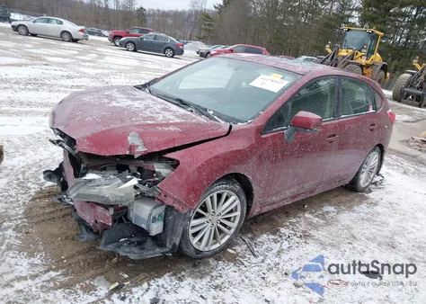 2012 Subaru Impreza 2.0I Premium z USA, uszkodzony, nr VIN JF1GPAD6XCH224595